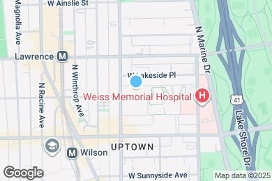 Map image of the property - 934 W Leland Ave