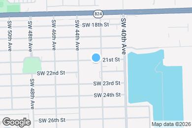 Map image of the property - 4220 SW 21st St