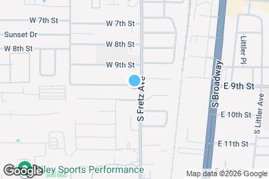 Map image of the property - 204 W 10th St