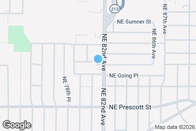 Map image of the property - 8122 NE Wygant St
