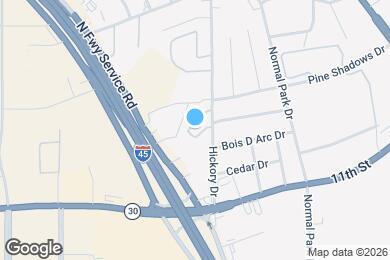 Map image of the property - The Oaks Apartments