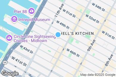 Map image of the property - 547 W 47th St