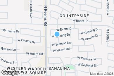 Map image of the property - 15421 W Gelding Dr