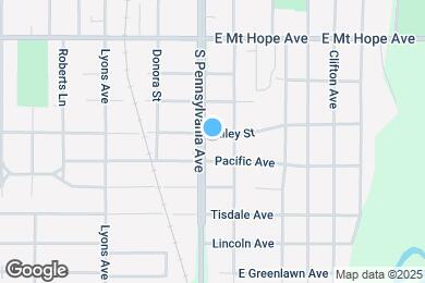 Map image of the property - 2205 S Pennsylvania Ave