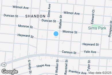 Map image of the property - 3125 Heyward St