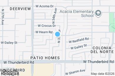 Map image of the property - 14028 N 33rd Dr