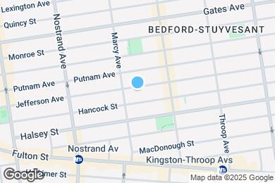 Map image of the property - 292 Jefferson Ave