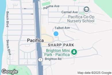 Map image of the property - Pacific View Apartments