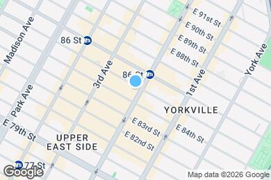 Map image of the property - Second Avenue