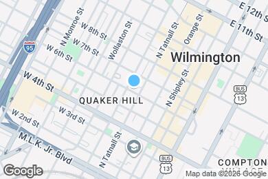 Map image of the property - 309 W 6th St