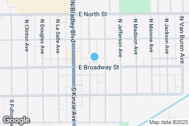 Map image of the property - 1025 E Broadway St