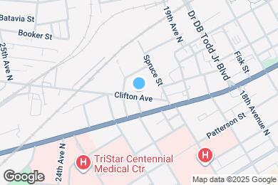 Map image of the property - 2018 Clifton Ave