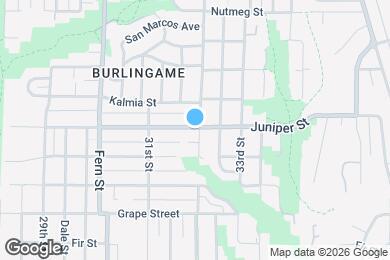Map image of the property - 3193 Juniper St