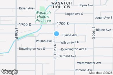 Map image of the property - 1767 S 1700 E