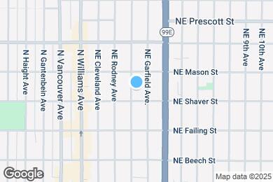 Map image of the property - 4022 NE Mallory Ave