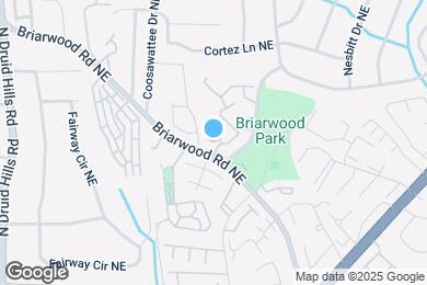 Map image of the property - 1468 Briarwood Rd NE