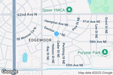 Map image of the property - 5860 Cedar St NE