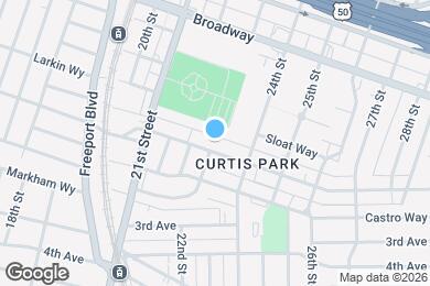 Map image of the property - 2253 2nd Ave