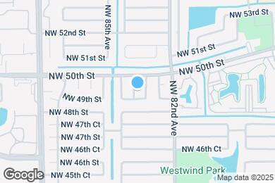 Map image of the property - 4920 NW 83rd Ter