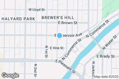 Map image of the property - 1836 N Palmer St