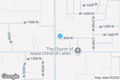 Map image of the property - 2961 W 1400 N