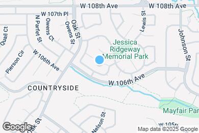 Map image of the property - 10552 W 106th Ct