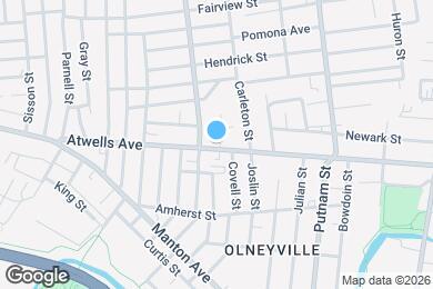 Map image of the property - 919 Atwells Ave