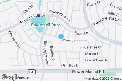 Map image of the property - 1917 Brook Ln