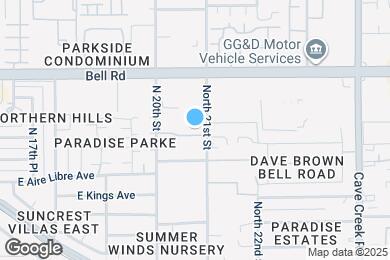 Map image of the property - 2048 E Heartwood Ln