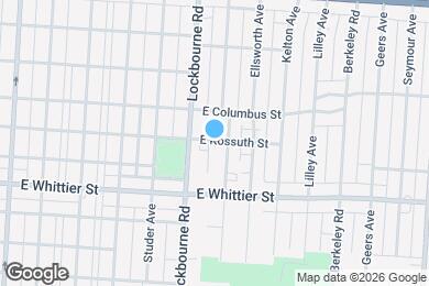 Map image of the property - 1275 E Kossuth St