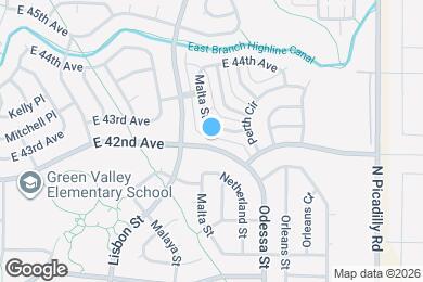 Map image of the property - 21103 E 42nd Ave