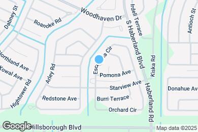 Map image of the property - 2671 Escambia Cir