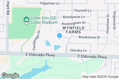 Map image of the property - 1413 Ridgecrest Dr