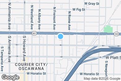 Map image of the property - 109 S Packwood Ave