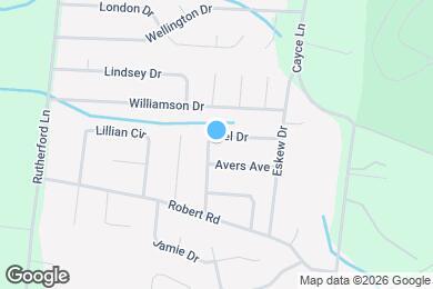 Map image of the property - 1636 Joel Dr