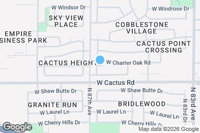 Map image of the property - 12323 N 86th Ln