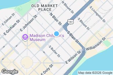 Map image of the property - 405 E Washington Ave