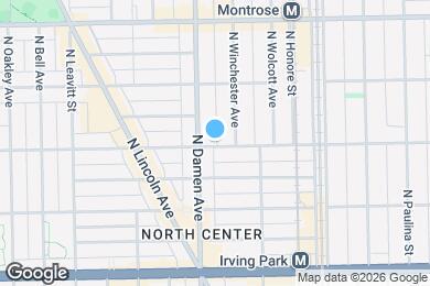 Map image of the property - 1948 W Berteau Ave