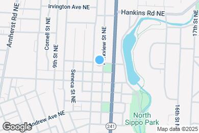 Map image of the property - 837 Parkview St NE