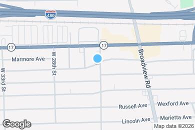 Map image of the property - 2403 Brookview Blvd
