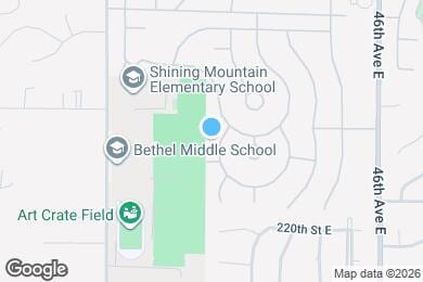 Map image of the property - 21806 40th Ave E