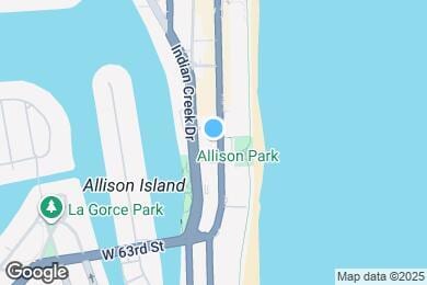 Map image of the property - 6490 Collins Ave