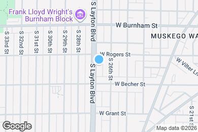 Map image of the property - 2026 S Layton Blvd