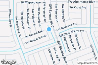 Map image of the property - 3733 SW Hulska St