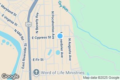 Map image of the property - 720 N Greenbrier Ave
