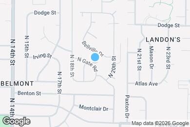 Map image of the property - 1924 N Gate Rd