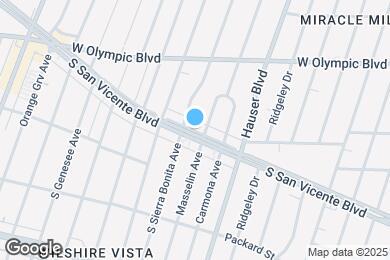 Map image of the property - 5723 San Vicente Blvd