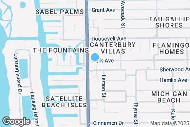 Map image of the property - 595 Park Ave