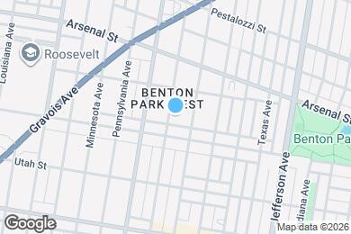 Map image of the property - 3168 Oregon Ave