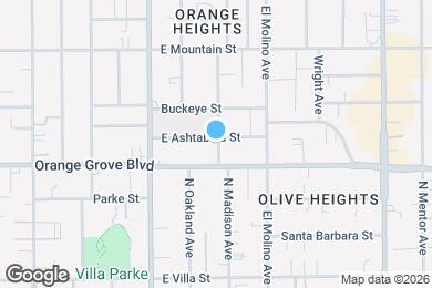 Map image of the property - 733 N Madison Ave